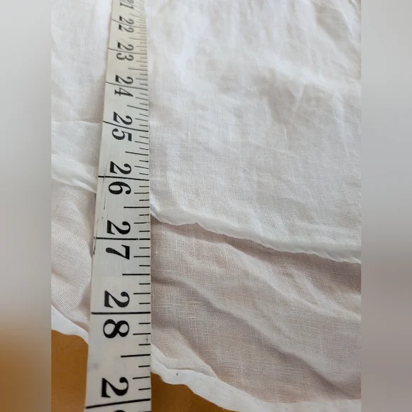 GAP 100% Linen Boyfriend Shirt Button down shirt white medium - Picture 8 of 8